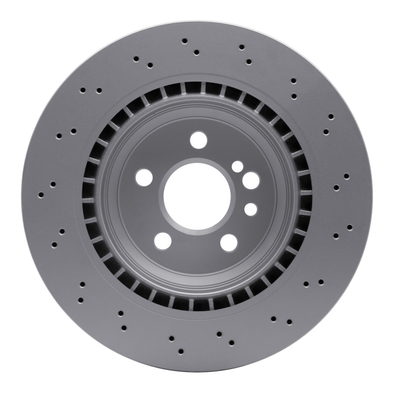 Mercedes-Benz CL55 AMG Brake Rotor (1) - Rear - R1 Concepts - GeoSPEC Rotor - Drilled - `03-`06